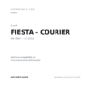 Fendinebbia Sinistro Ford Fiesta 99' compatibilità veicoli (Ford FIESTA - COURIER (1999-2002))