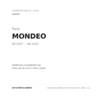 Fendinebbia Sinistro Ford Mondeo 2007-2009 – Con Griglia Grigio Scuro compatibilità veicoli (Ford MONDEO (2007-2010))