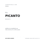 Fendinebbia Sinistro KIA Picanto 2017+ compatibilità veicoli (Kia PICANTO (2017+))