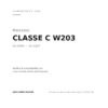 Fendinebbia Sinistro Mercedes Classe C W204 2004-2006 compatibilità veicoli (Mercedes CLASSE C W203 (2004-2007))