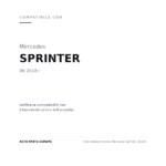 Fendinebbia Sinistro Mercedes Sprinter 2018+ compatibilità veicoli (Mercedes SPRINTER (2018+))