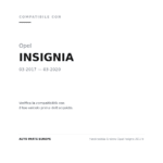 Fendinebbia Sinistro Opel Insigna 2017+ compatibilità veicoli (Opel INSIGNIA (2017-2020))