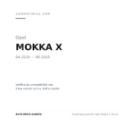 Fendinebbia Sinistro Opel Mokka X 2016+ compatibilità veicoli (Opel MOKKA X (2016-2020))