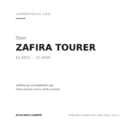 Fendinebbia Sinistro Opel Zafira Tourer 2011+ compatibilità veicoli (Opel ZAFIRA TOURER (2011-2016))