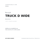 Fendinebbia Sinistro Renault Truck D Wide 2013+ compatibilità veicoli (Renault TRUCK D WIDE (2013+) · Renault TRUCK RANGE T (2022+) · Renault TRUCK RANGE T (2014-2021))