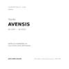 Fendinebbia Sinistro Toyota Avensis 1998-2000 compatibilità veicoli (Toyota AVENSIS (1997-2000))