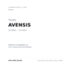 Nebelscheinwerfer Links Toyota Avensis 2006+ compatibilità veicoli (Toyota AVENSIS (2006-2009))