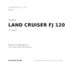 Fendinebbia Sinistro Toyota Land Cruiser 2002+ compatibilità veicoli (Toyota LAND CRUISER FJ 120 (2002+))