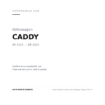 Fendinebbia Sinistro Volkswagen Caddy 2015+ compatibilità veicoli (Volkswagen CADDY (2015-2020))