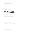 Fendinebbia Sinistro Volkswagen Tiguan 2016+ - Parabola Nera compatibilità veicoli (Volkswagen TIGUAN (2016-2020) · Volkswagen TIGUAN ALLSPACE (2017-2020))