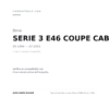 Specchietto Retrovisore Destro BMW Serie 3 E46 Coupe' 1999+ – Elettrica, Riscaldato, Ripiegabile, Verniciabile (Primer) compatibilità veicoli (Bmw SERIE 3 E46 COUPE CABRIO (1999-2001) · Bmw SERIE 3 E46 COUPE CABRIO (2001-2003) · Bmw SERIE 3 E46 COUPE CABRIO (2003-2006) · BMW Serie 3 E46 Coupe' (1999+))