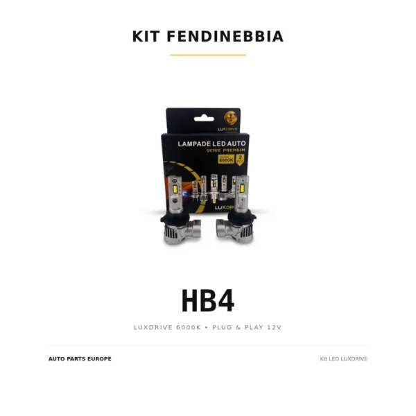 Kit lampadine LED FENDINEBBIA HB4 LUXDRIVE 6000K