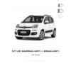 Kit LED Anabbaglianti + Abbaglianti Fiat Panda — LUXDRIVE 6000K Plug & Play