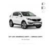 Kit Lampadine LED 6000K Luce Bianca Anabbaglianti + Abbaglianti per Kia Sportage 2014-2015 - 2 Anni di Garanzia