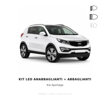 Anabbaglianti + Abbaglianti KIA Sportage III (SL)