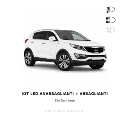 Anabbaglianti + Abbaglianti KIA Sportage III (SL)