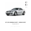 Kit Lampadine LED 6000K Luce Bianca Anabbaglianti + Abbaglianti per Mercedes Slk 171 2004-2008 - 2 Anni di Garanzia