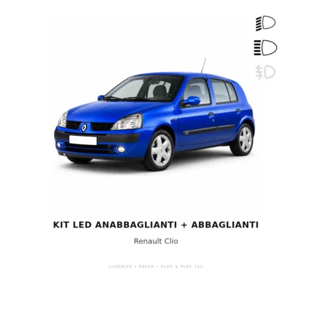 Anabbaglianti + Abbaglianti Renault Clio II (BB, CB)