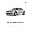 Kit Lampadine LED 6000K Luce Bianca Anabbaglianti per Mercedes Slk 171 2004-2008 - 2 Anni di Garanzia