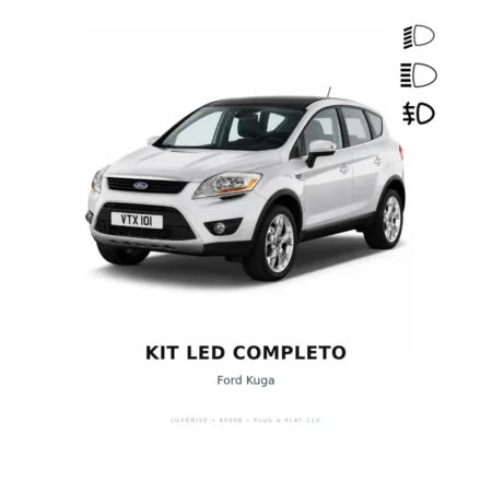 Kit LED Completo Ford Kuga — LUXDRIVE 6000K Plug & Play