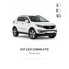 Kit Lampadine LED 6000K Luce Bianca Completo per Kia Sportage 2014-2015 - 2 Anni di Garanzia