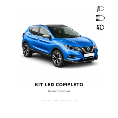 Kit LED Completo Nissan Qashqai — LUXDRIVE 6000K Plug & Play