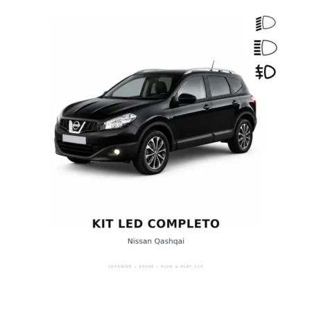 Kit LED Completo Nissan Qashqai — LUXDRIVE 6000K Plug & Play