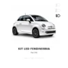 Kit Lampadine LED 6000K Luce Bianca Fendinebbia per Fiat 500 2015-2025 (Con faro alogeno) - 2 Anni di Garanzia