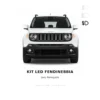 Kit Lampadine LED 6000K Luce Bianca Fendinebbia per Jeep Renegade 2014-2018 - 2 Anni di Garanzia