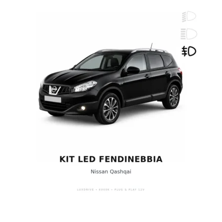 Kit LED Fendinebbia Nissan Qashqai — LUXDRIVE 6000K Plug & Play