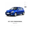 Kit Lampadine LED 6000K Luce Bianca Fendinebbia per Renault Clio 2001-2005 - 2 Anni di Garanzia