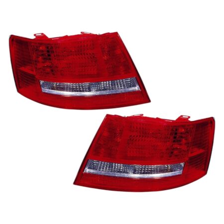 Coppia Fanali Posteriori Destro + Sinistro Audi A6 2004-2006 - Berlina – Bc/Rosso