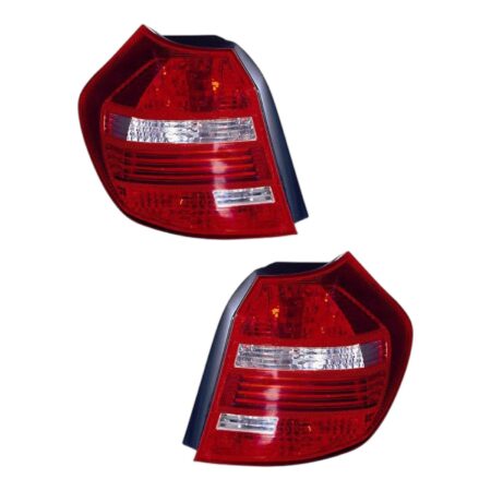 Coppia Fanali Posteriori Destro + Sinistro BMW Serie 1 2007+ – A Led Fondo Scuro, originale 63210432624, 63210432623