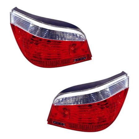 Coppia Fanali Posteriori Destro + Sinistro BMW Serie 5 2003+ – Modello E60 Berlina, originale 63216910768, 63217165738