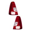 Coppia Fanali Posteriori Destro + Sinistro Dacia Logan 2006-2007 – Berlina – Bianco-Rosso, originale 6001549148, 6001550040
