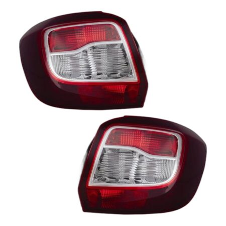 Coppia Fanali Posteriori Destro + Sinistro Dacia Sandero 2012-2016 – Modello Stepway Fondo Scuro, originale 265500465R