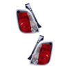 Paar Rückleuchten Rechts + Links FIAT 500 2007-2009, Originalnummer 51787493, 51787494