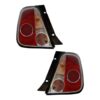 Coppia Fanali Posteriori Destro + Sinistro FIAT 500 2010-2014 – Bordo Nero, originale 51934476, 51934480
