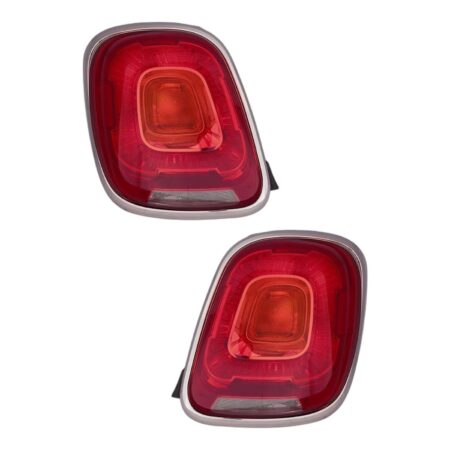 Coppia Fanali Posteriori Destro + Sinistro FIAT 500 X 2015-2017 – Bordo Satinato, originale 52022739, 52022742