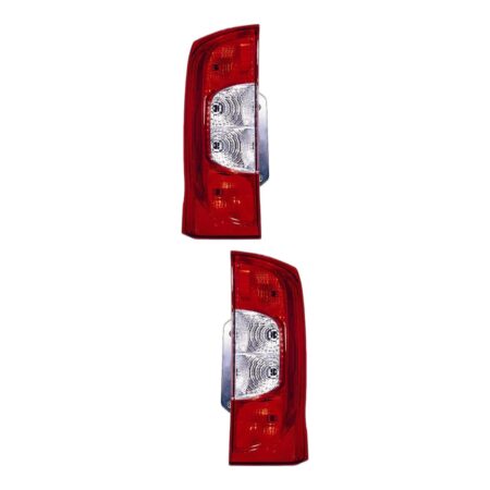 Coppia Fanali Posteriori Destro + Sinistro FIAT Fiorino - Qubo - Citroen Nemo - Peugeot Bipper Cargo (1 Porta) 2008+