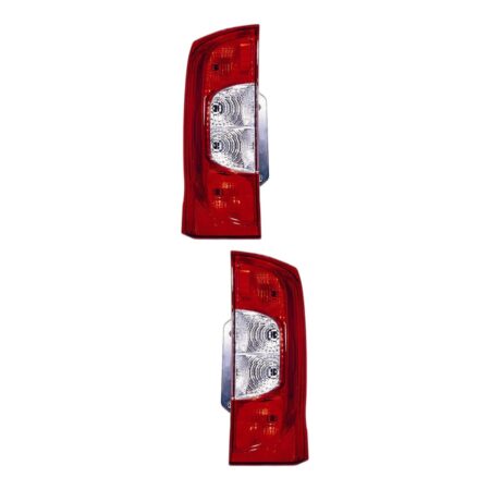 Coppia Fanali Posteriori Destro + Sinistro FIAT Fiorino - Qubo - Citroen Nemo - Peugeot Bipper Cargo (2 Porte) 2008+