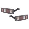 Coppia Fanali Posteriori Destro + Sinistro Universale Autocarro Tecnologia Ibrida 24V – Con Luce Perimetrale A Led