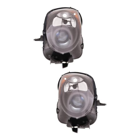 Coppia Fari Anteriori Destro + Sinistro Alfa Romeo Mito 2008+ - Parabola Nera