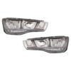 Coppia Fari Anteriori Destro + Sinistro Audi A1 2010-2013 – Parabola Nera C/Motore Elettrico, originale 8X0941004, 8X0941003