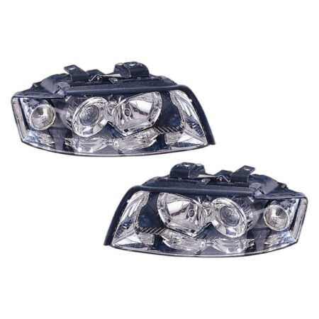 Coppia Fari Anteriori Destro + Sinistro Audi A4 2000-2003 – Xenon, originale 8E0941004A, 8E0941004S