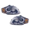 Coppia Fari Anteriori Destro + Sinistro Audi A4 2004-2006 – Freccia Arancio – Xenon Con Fanalino Arancio Con Motore