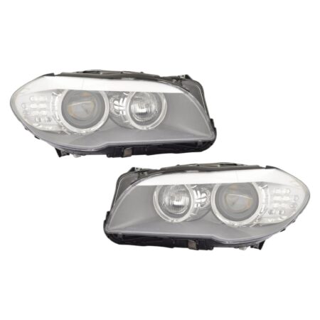 Paar Scheinwerfer Rechts + Links BMW Serie 5 2010-2012 – F10/F11 Xenon Led Afs Technologie Celis Mit Motor, Originalnummer