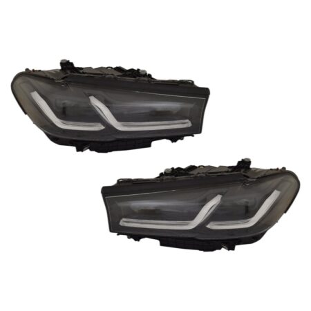 Coppia Fari Anteriori Destro + Sinistro BMW Serie 5 G30-G31 2020+ – Full Led Modello Afs, originale 63118084376, 63118084375