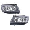 Coppia Fari Anteriori Destro + Sinistro BMW X1 E84 2012+ – Parabola Nera, originale 63 11 7 290 234, 63117290234