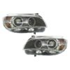 Coppia Fari Anteriori Destro + Sinistro BMW X1 E84 2012+ – Xenon A Led Con Motore Parabola Nera, originale 63 11 7 290 262